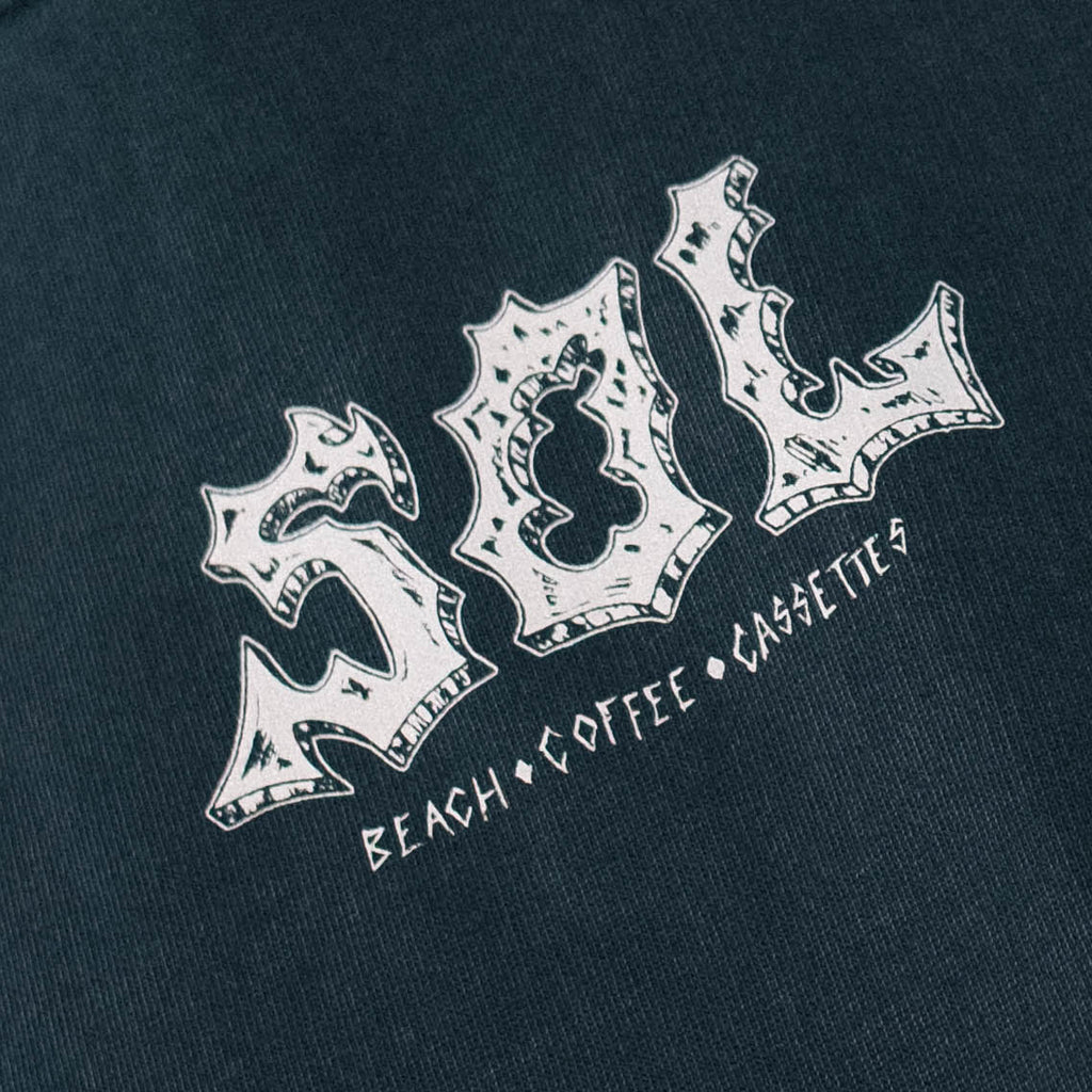 beach, coffee and cassettes hoodie