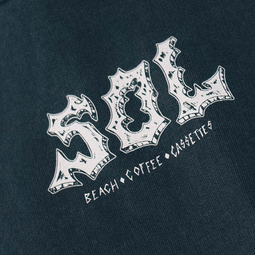 beach, coffee and cassettes hoodie