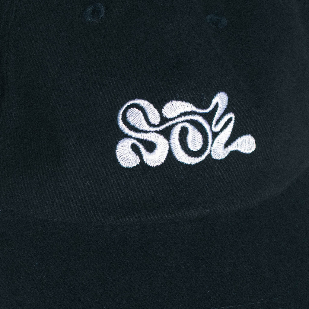 embroidered logo cap